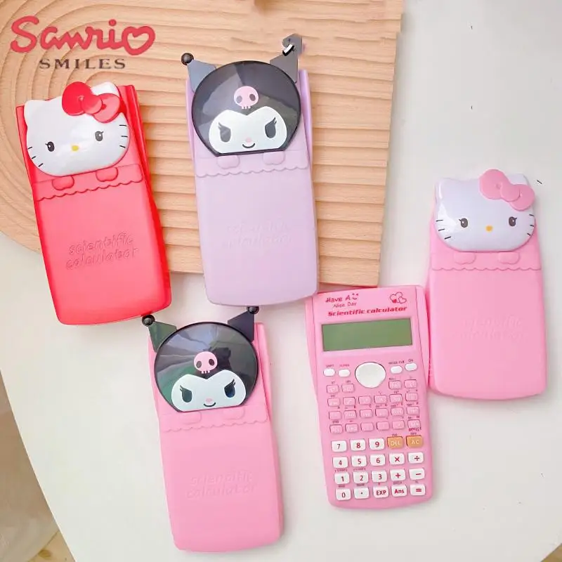 

Мультяшный Sanrio Kuromi компьютерный креативный милый портативный студенческий компьютер Hellokittys милые канцелярские принадлежности аниме милый подарок на день рождения