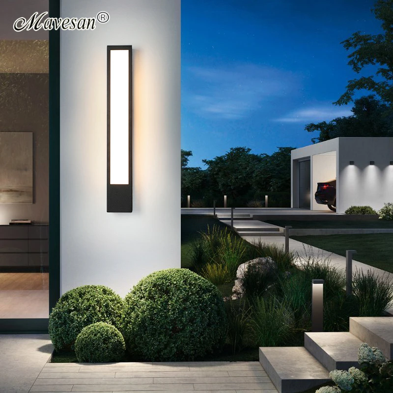 

Modern Led Wall Lamp Outdoor Indoor Wall Lights Chinese Style Brightness Dimmable for Garden Corridor Doorway Bedside Staircase