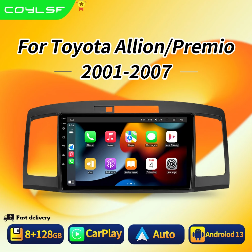 Мультимедийная система для Toyota автомагнитола на Android 13 с GPS Навигатором без DVD Allion