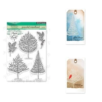 christmas tree stamps scrapbook diary decoration stencil embossing template diy greeting card handmade 2022