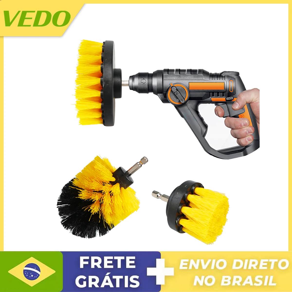 

Conjunto de Escovas for Polidores Kit de Limpeza the Banheiro the Carro