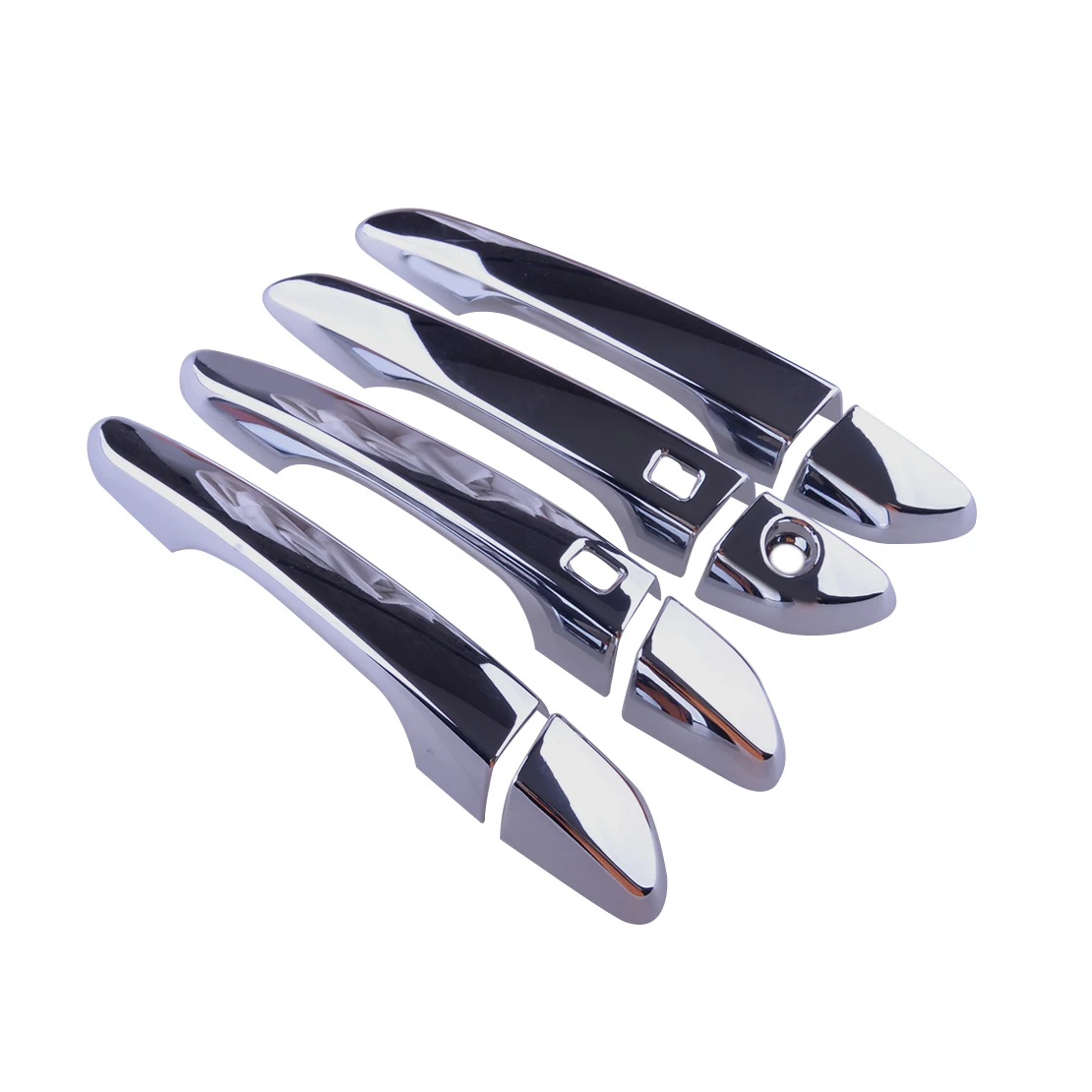 

8 шт./компл., накладка на дверную ручку, декоративная накладка, подходит для Hyundai Tucson 2021 2020 2019 2018 2017 2016, хромированный пластик