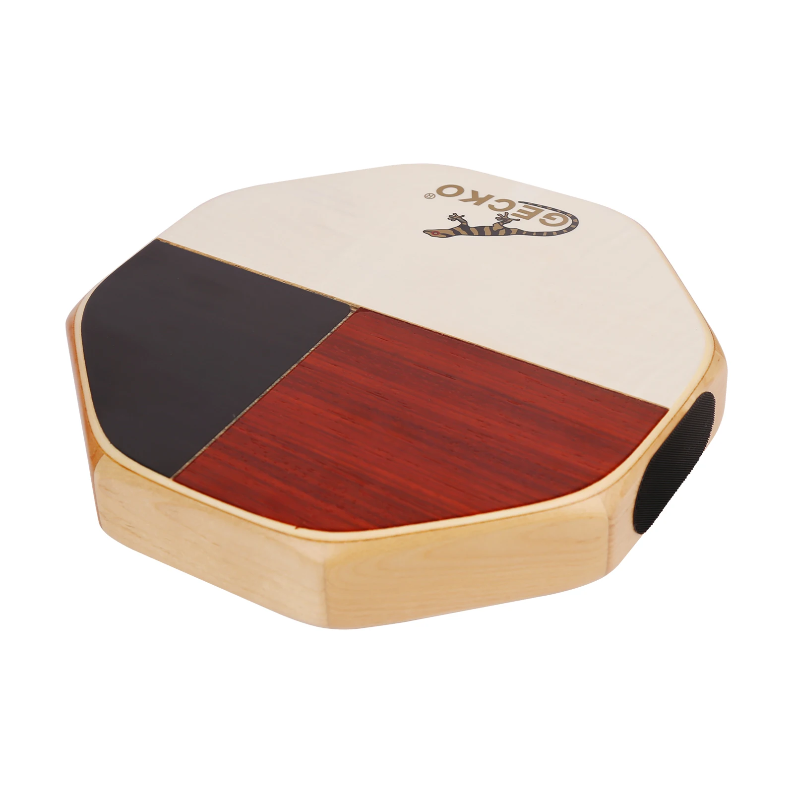 GECKO SD6 Cajon Hand Drum Cajon Drum Percussion Instrument with High Bongo Low Bongo Anf Snare & Carrying Bag Portable