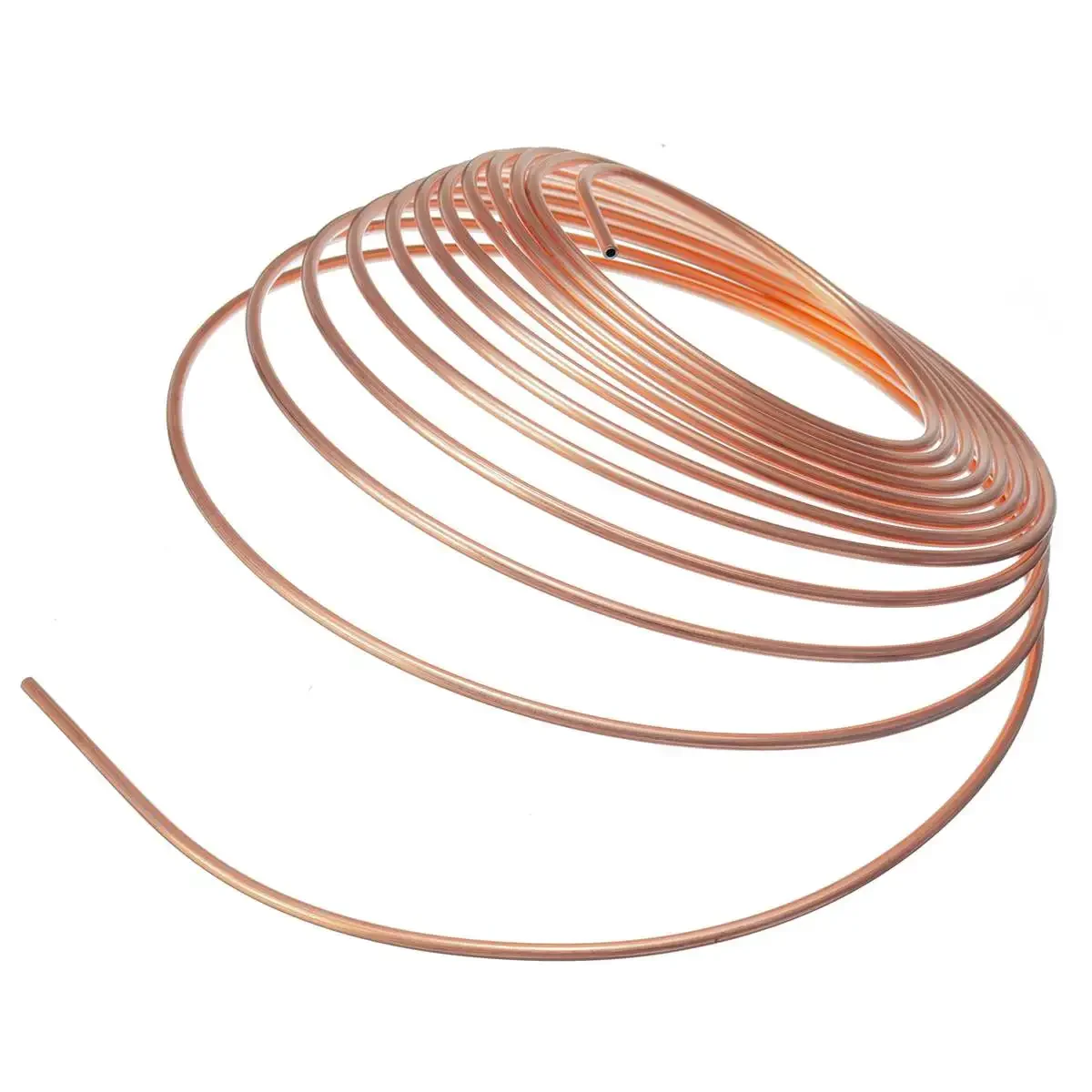 Рулонная катушка для шланга сцепления тормоза меди и никеля 25 футов 7 62 м 3/16 дюйма