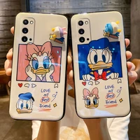 disney donald duck daisy couple blu ray phone cases for samsung s21 ultr s21 s20 fe s10 plus
