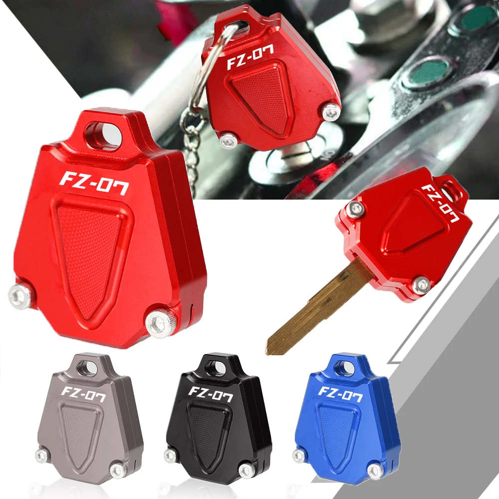 

FZ07 For Yamaha FZ 07 2015-2017 2016 FZ-07 Motorcycle CNC Key Cover Cap Creative products Keys Case Shell Accessories With Logo