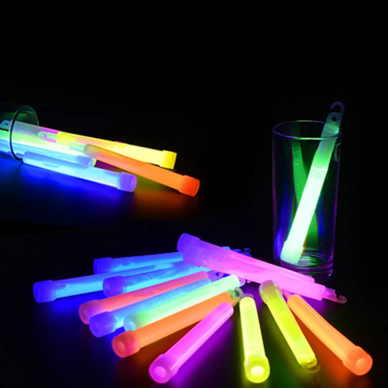 

1pc Colorful Glow Stick Party Fluorescence Light Glow Sticks Bracelets Necklaces Neon For Wedding Party Concert Glow Sticks