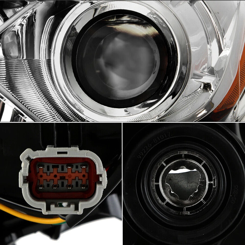 Пара хромированных фар для Nissan Altima 2016 2017 2018