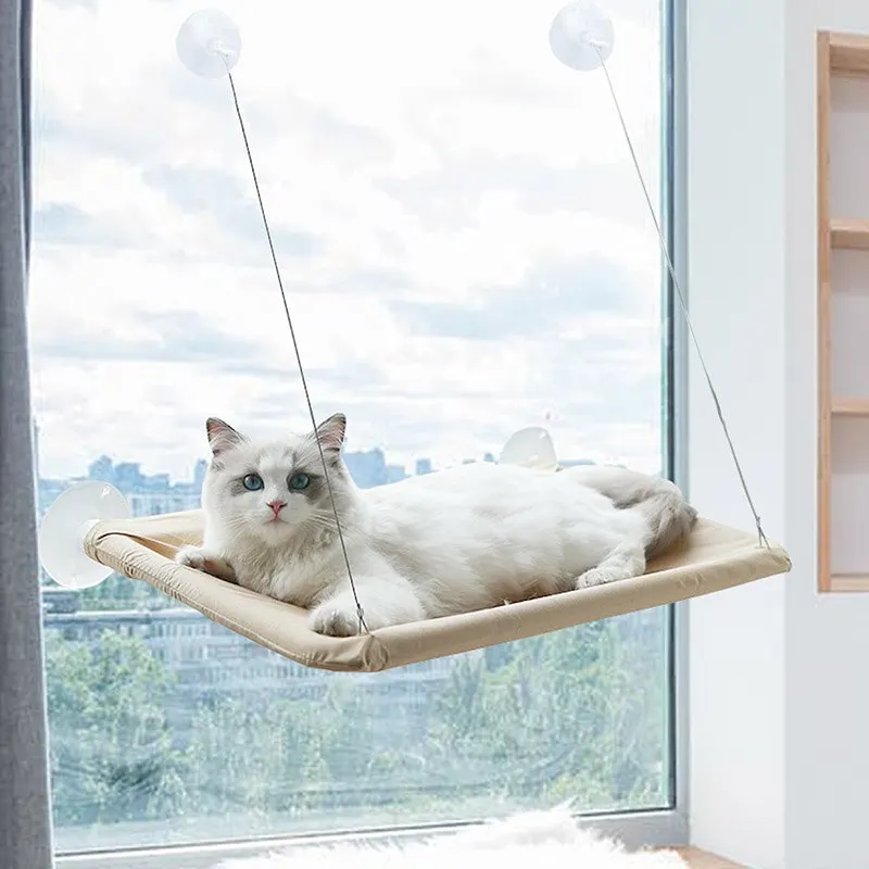 

Factory Cat Mat Hammock Window Soft Foldable Cat Window Perch for Sill Pets Window Shelves Beds Cat Hammock