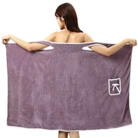 bathing towels microfiber bath robe women towels bathroom home textile absorbent shower towel women robe bath wearable towel set