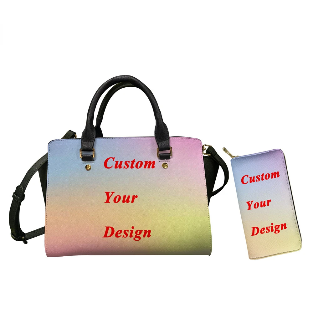 

Custom Fashion Women Bag Casual Leather Handbag for Female Polynesian Tribal Hibiscus Pattern Printed Lady Totes Sac A Mian