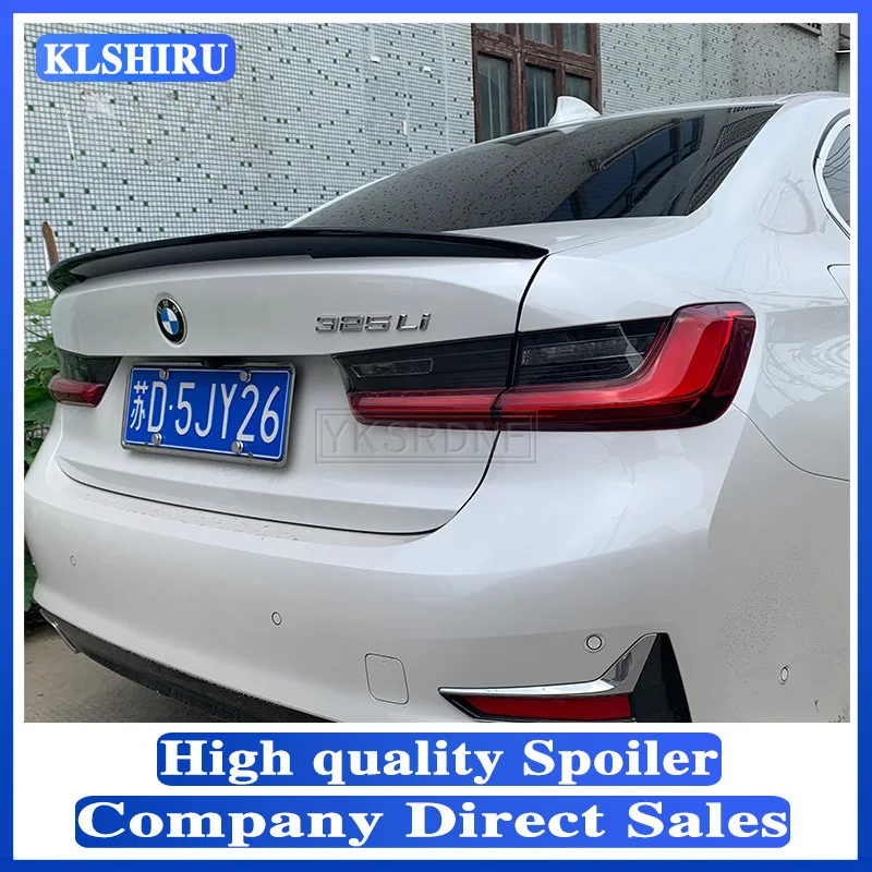 

KLSHIRU блеск черный задний спойлер для багажника губы крылья для BMW 3 серии F30 P Стиль 2012 2013 2014 2015 2016 2017 2018