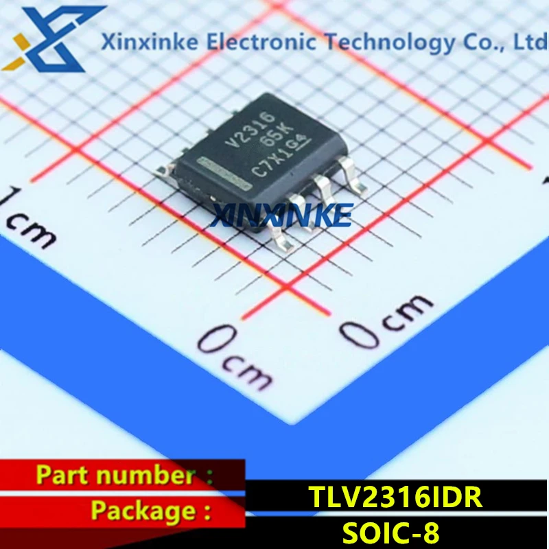 

TLV2316IDR V2316 SOIC-8 Operational Amplifiers 2-Channel 10-MHz Low-noise RRIO Op Amp For Cost-sensitive Systems