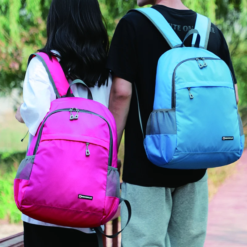 

Large Capacity Nylon Backpacks for Women High Quality Waterproof Bagpack Female Student Pure Color Travel Rucksack Lady Bookbag