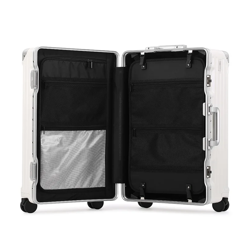 2023 New Multi-Functional Luggage Large Capacity Universal Wheel Suitcase 28-inch Cup Holder Trolley Case Leisure Travel