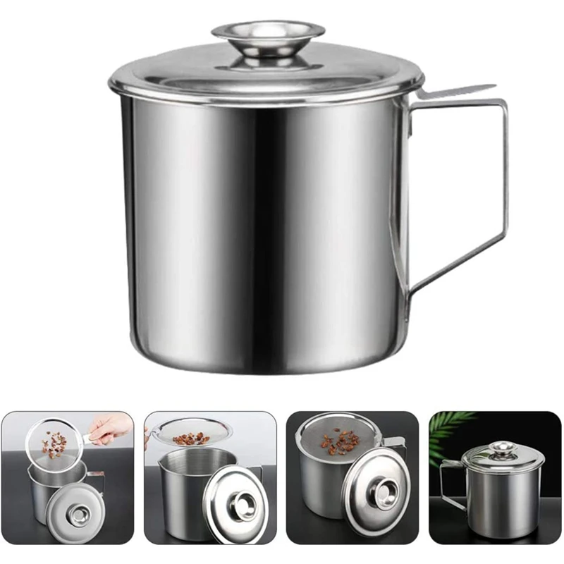 Кастрюля для масляного фильтра из нержавеющей стали контейнер хранения масла с