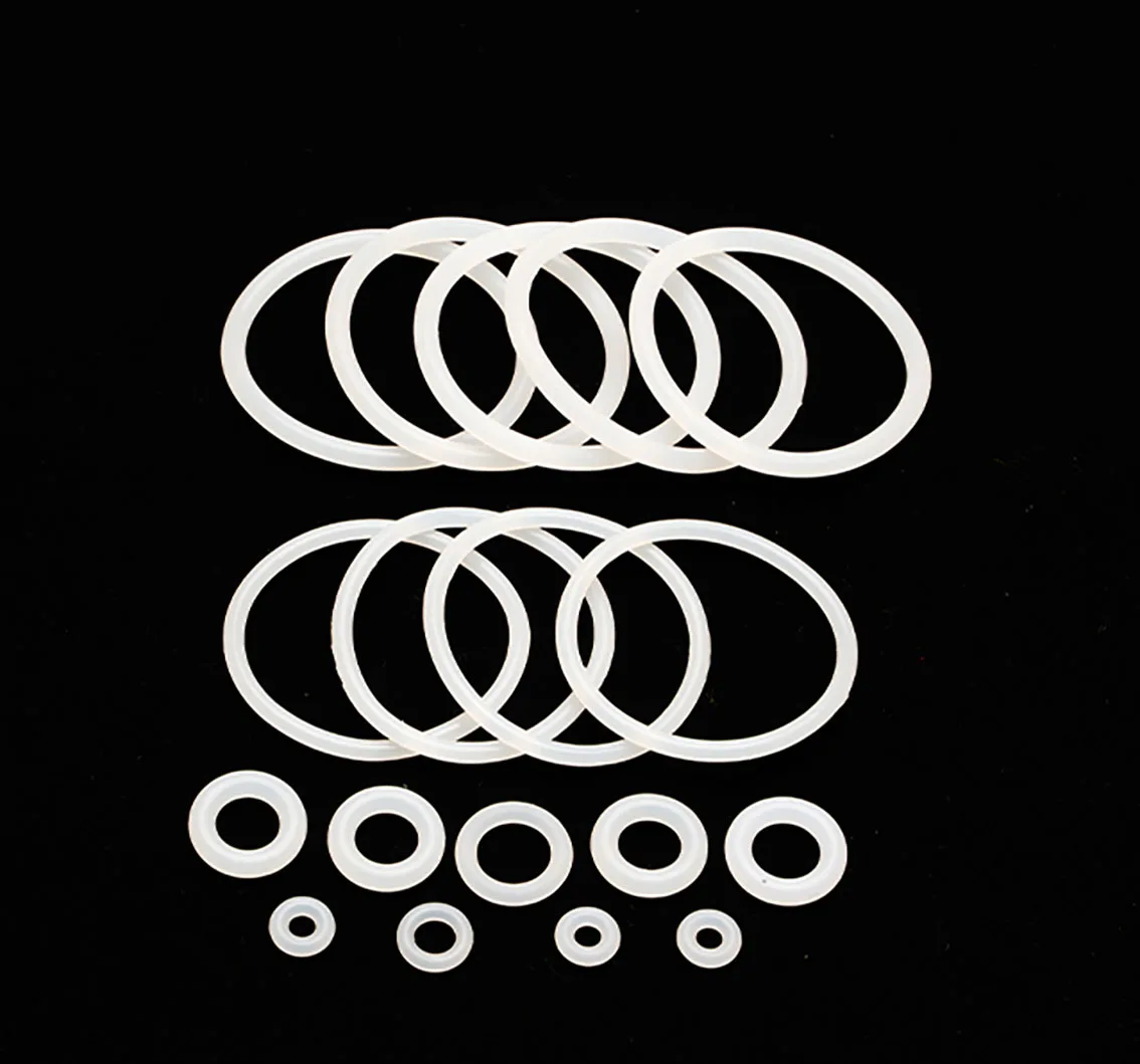 Красное/Белое Силиконовое резиновое уплотнительное кольцо CS 3 мм OD 9-300