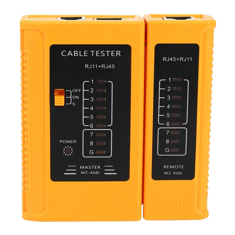 

Инструмент для тестирования сетевого кабеля, RJ45, RJ11, RJ12, CAT5, CAT6, UTP, USB, LAN, кабель Ethernet (батарея в комплект не входит)