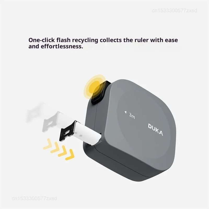 Фото Xiaomi DUKA стальная рулетка бытовая утолщенная закаленная линейка прецизионная шкала портативная самоблокирующаяся измерительная линейка для рисования №4