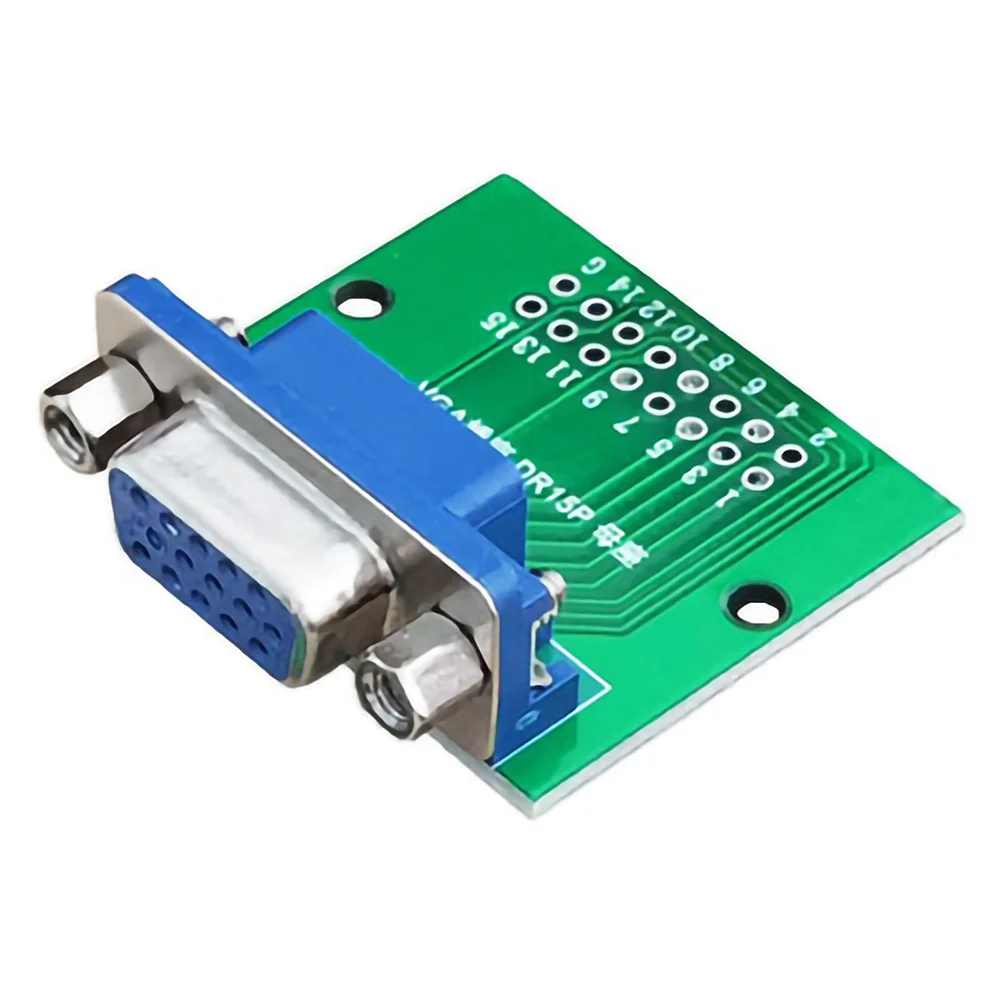 1/2/3/5 шт. DB15 HDR15 DR15 к Dip 2,54 мм интерфейсная тестовая плата синий VGA разъем-мама конверсионная плата
