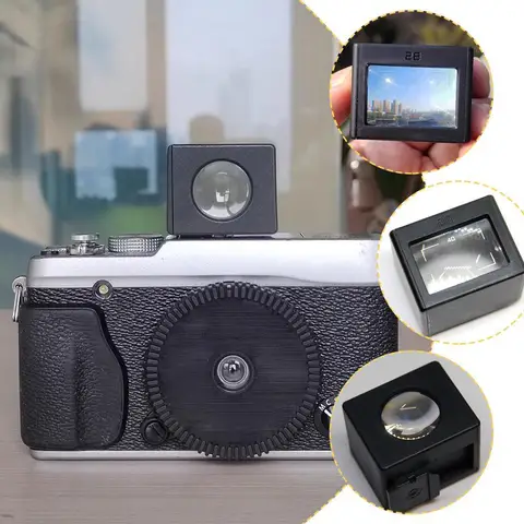 Оптический видоискатель уровня талии 28 мм (с 35/50, 40 линий в рамке) со смещением стопы для обуви Регулируемый проигрыватель проигрывателей для фотографии