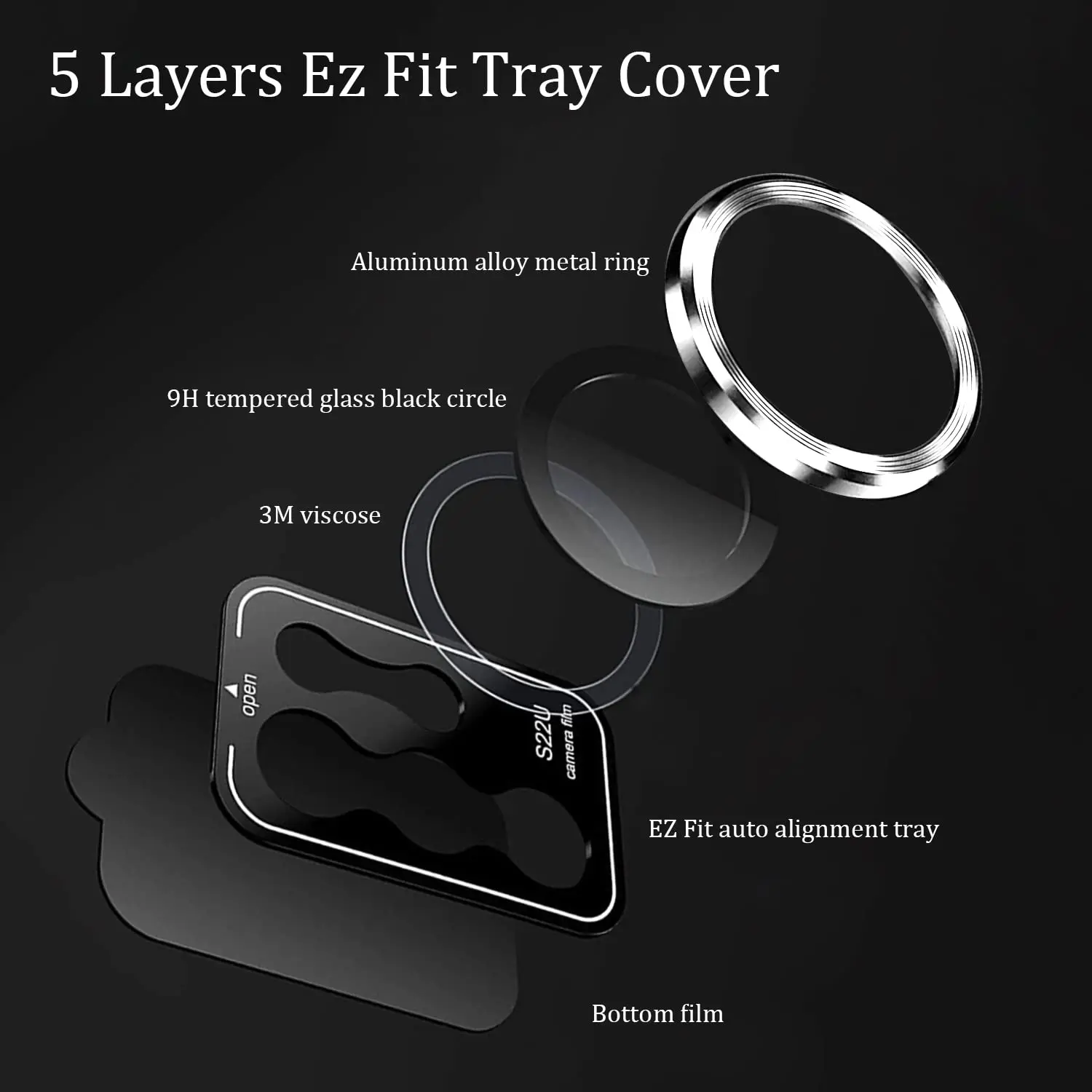 jmuytop protector camera for samsung galaxy s22 ultra aluminum alloy metal with tempered glass full cover camera lens protector free global shipping