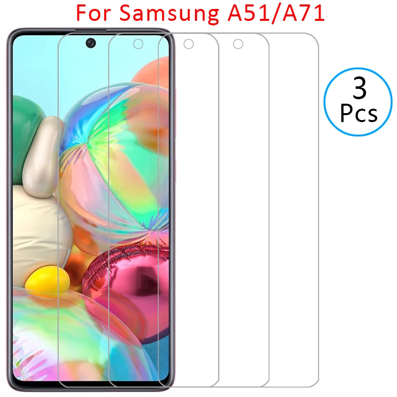 

protective tempered glass for samsung galaxy a51 a71 4g 5g screen protector on samsunga51 samsunga71 a 51 71 51a 71a film samsun