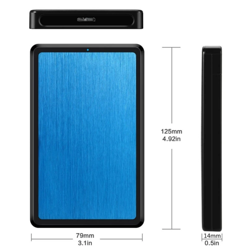 2 5-дюймовый внешний корпус SATA3.0 0 к USB-адаптеру Корпус жесткого диска для SSD-диска