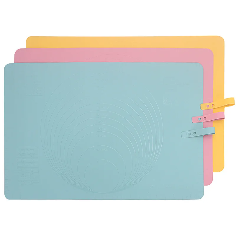

Kneading Dough Mat Silicone Baking Mat Pizza Cake Dough Maker Pastry Kitchen Cooking Grill Gadgets Bakeware Table Mats Pad Sheet