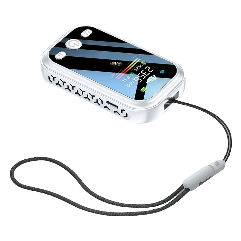 

Portable CO2 Detector NDIR Carbon Dioxide Detector Temperature Humidity Meter Air Monitor Infrared For Home Car