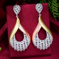 soramoore new fashion trendy womens earrings korean style vintage dangle drop 2022 trend earings female jewelry high quality