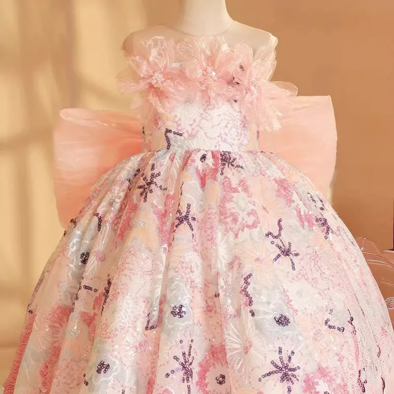 Бальное платье принцессы по индивидуальному заказу Vestidos цветочный дизайн