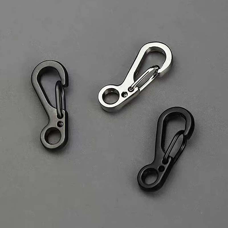 

Lobster Clasp Buckle Keychian Mini Carabiners Outdoor Camping Hiking Buckles Alloy Spring Snap Hooks Keychains Tool Clips