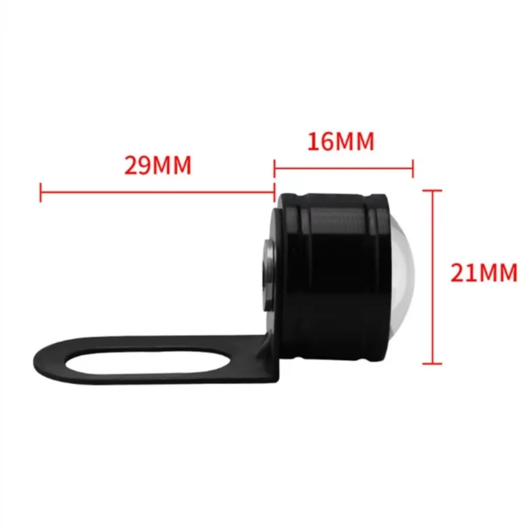 Модное зеркало для мотоцикла дневное ходовое светодиодное с орлиным глазом