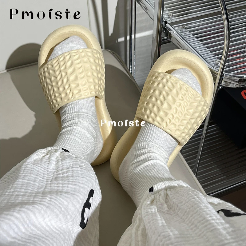 Platform Women's Home Slippers Summer Peanut Shoes for Women Outdoor Designer Slides Wear-resistant Soft 2023 EVA Slipper