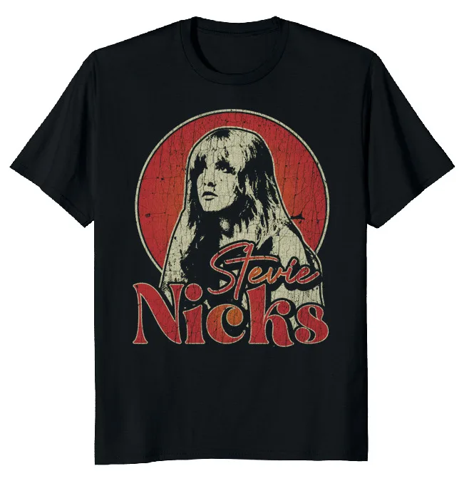 

Футболка Stevie Nicks в стиле ретро, Классическая хлопковая Футболка с круглым вырезом, Мужская/женская футболка с коротким рукавом, топы, Прямая ...