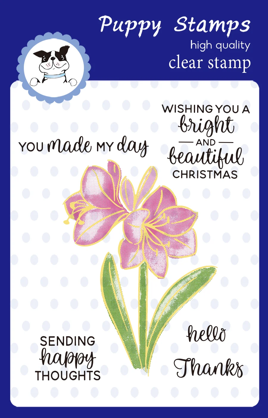 Штамп PUPPY и красивые цветы штампы принадлежности для скрапбукинга сделай сам