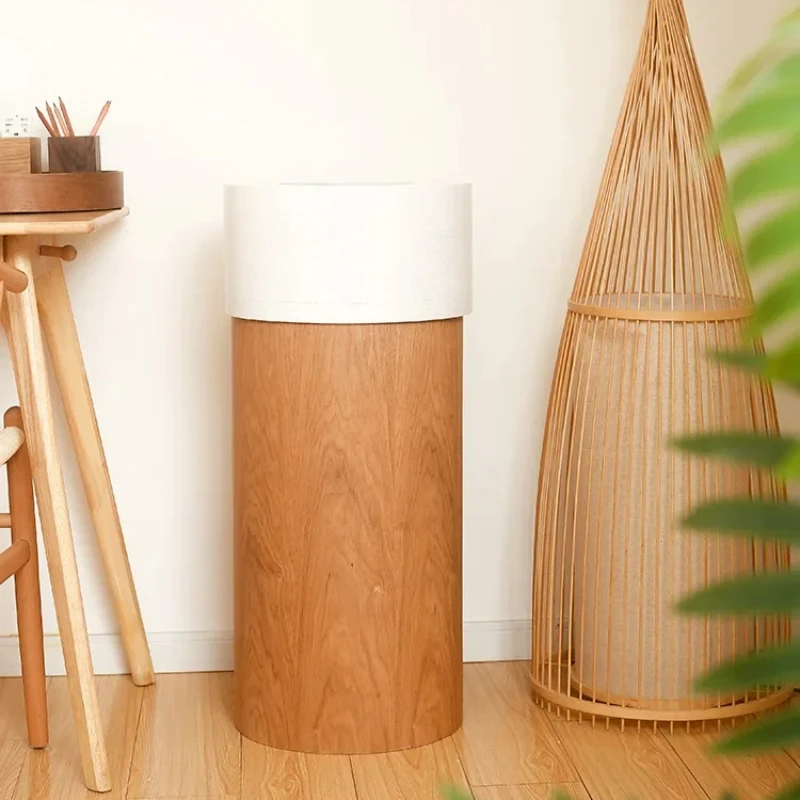 Мусорное ведро из массива черного ореха высококачественное мусорное для отеля