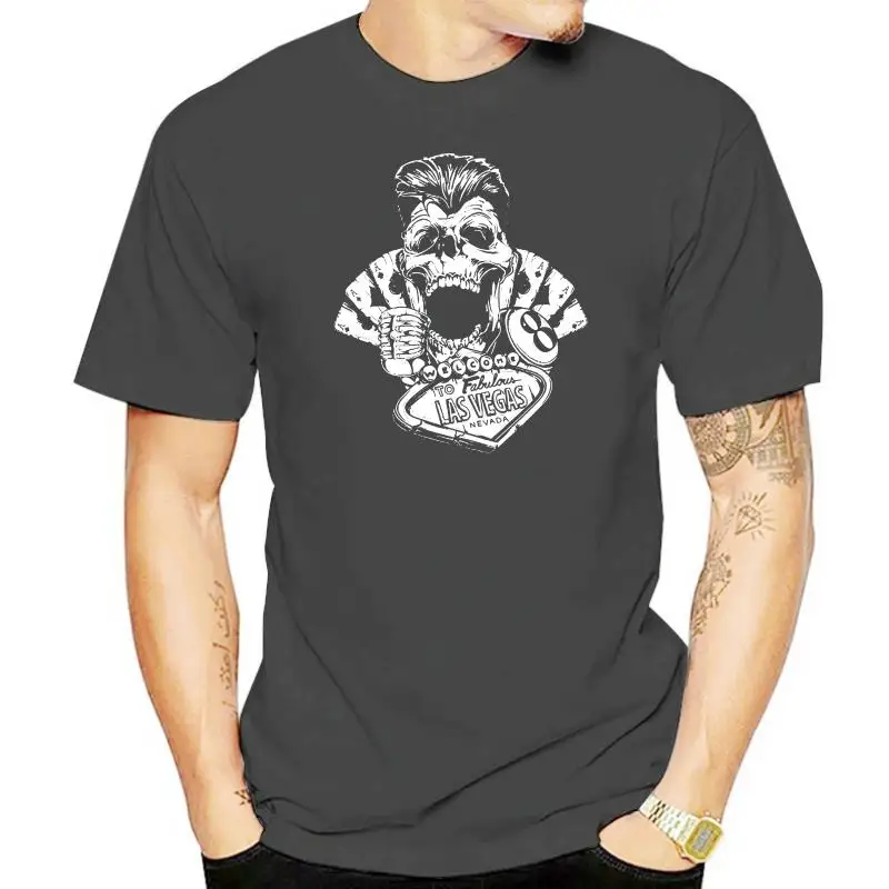 

Skull Greaser Rockabilly Vegas Vintage Gambler Dtg New Unisex T Shirt Custom Printed Personalized T-Shirts Shirt Design Website