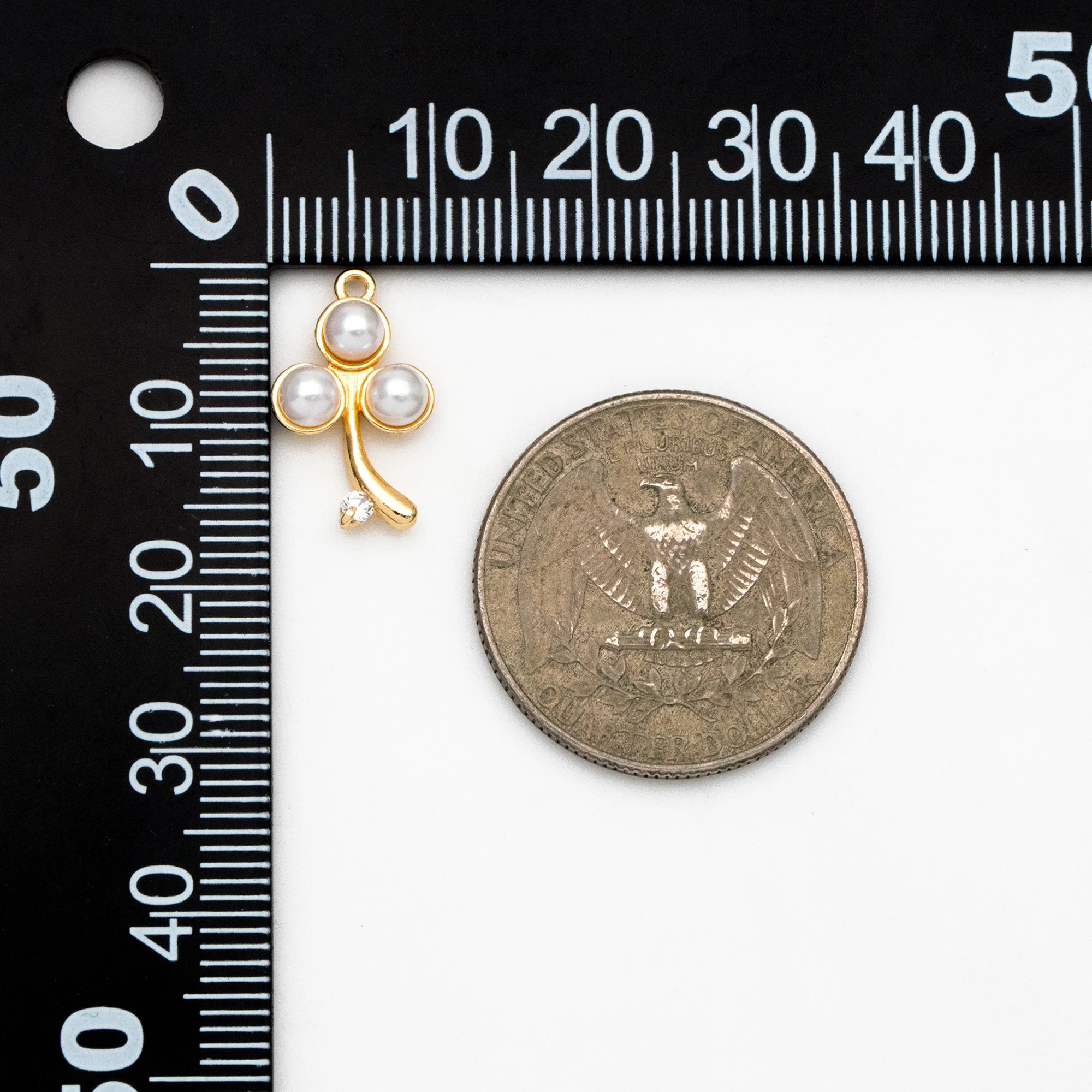 10 шт. подвески с искусственным жемчугом 16x10 мм