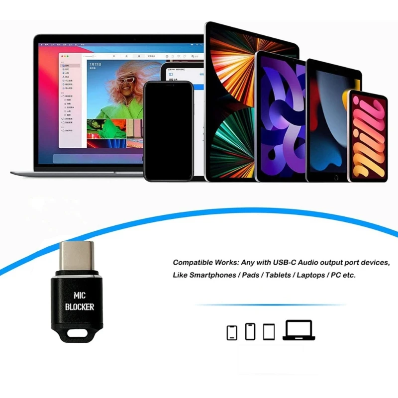 Высокочувствительные USB-совместимые блокаторы микрофонов USB C для работы и учебы