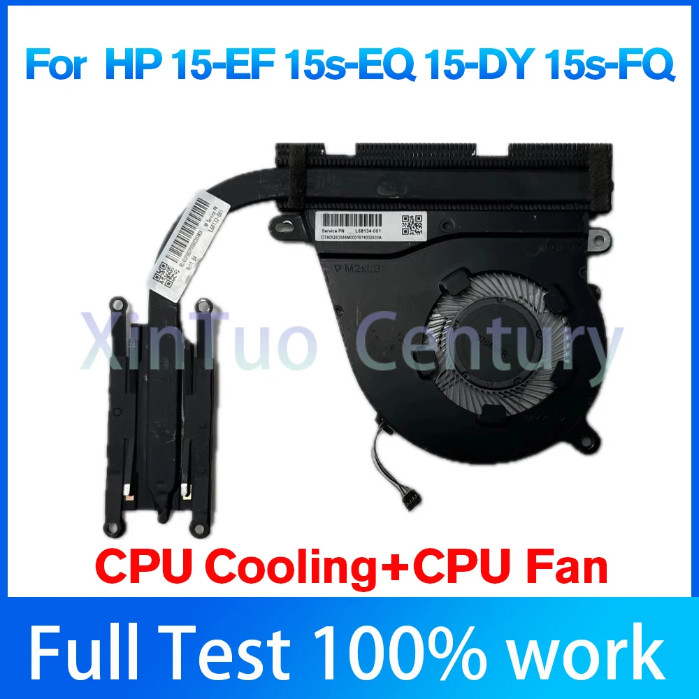Новый оригинальный охладитель для ноутбуков HP 15-EF 15S-EQ 15-DY 15S-FQ радиатор вентилятор