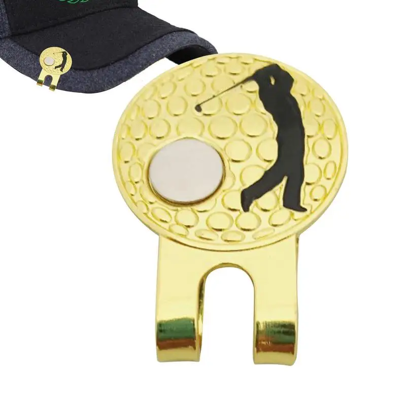 

Golf Ball Marker Small Magnetic Golf Metal Hat Clip Portable Golf Accessories For Men Women Golf Aiming Tool For Driving Range
