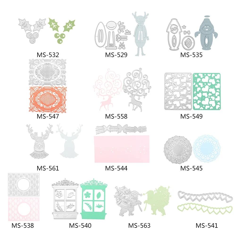 

Album Paper Card Template Mold Embossing Craft Decoration Embossing Handcraft Die Cutting Template Mold