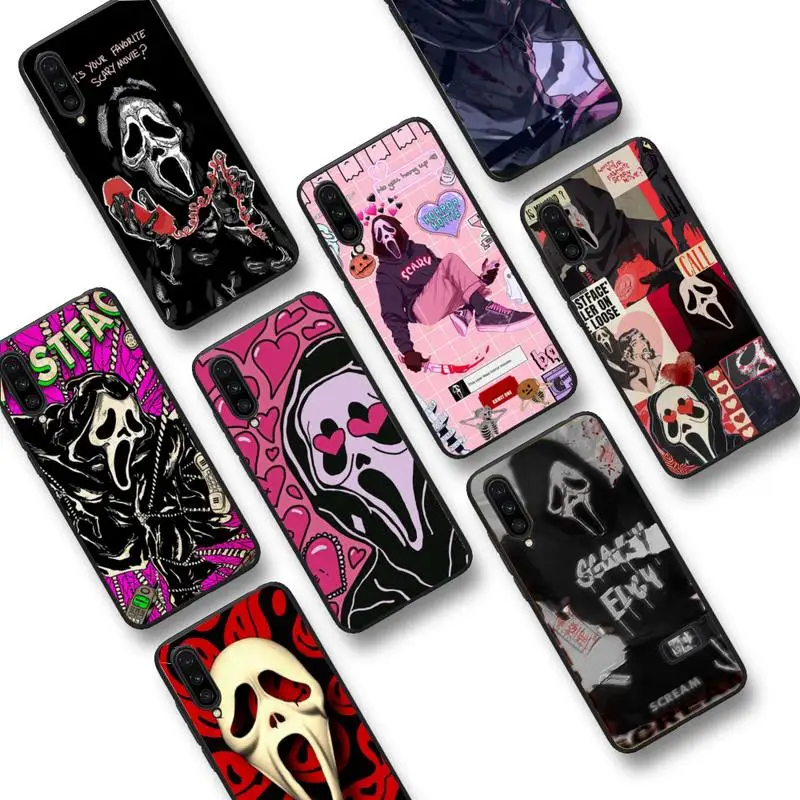 

Ghostface horror Scream art pattern Phone Case For Xiaomi Mi 5X 8 9 10 11 12 lite pro 10T PocoX3pro PocoM3 Note 10 pro lite