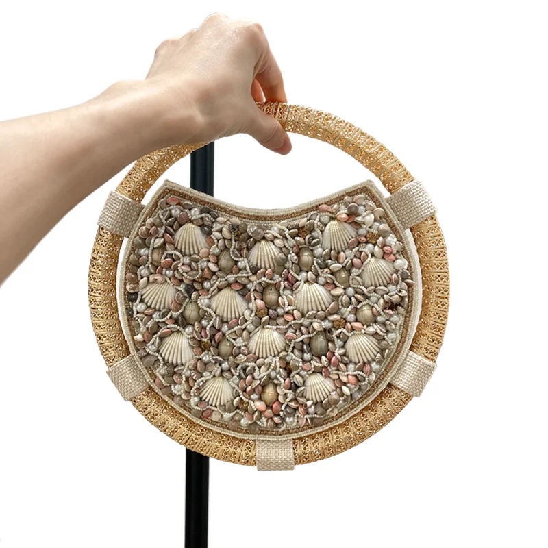 Бренд DOYUTIG Женская Индийская сумка ручной работы винтажная вечерняя с бусинами