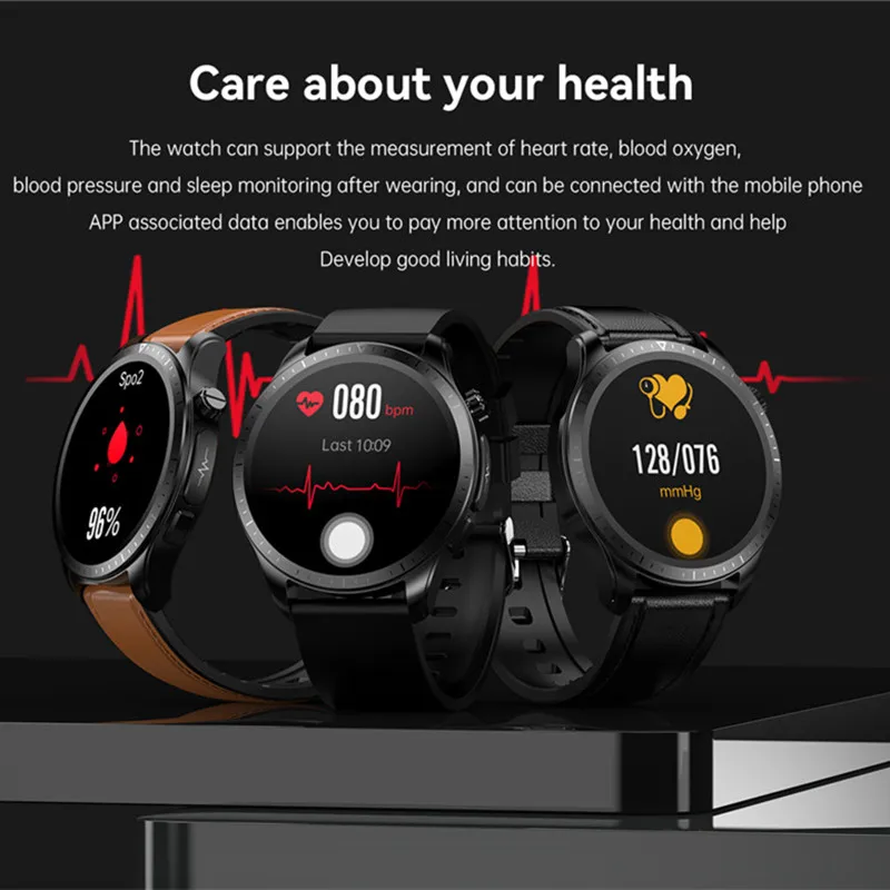 E420 Smart Watch Intelligent Blood Glucose Heart Rate Men Women Body Temperature ECG Health Monitor Smartwatch
