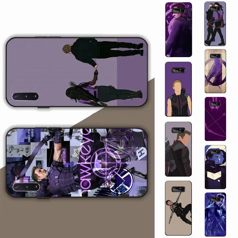 

Marvel Hawkeye Phone Case for Samsung Note 5 7 8 9 10 20 pro plus lite ultra A21 12 72
