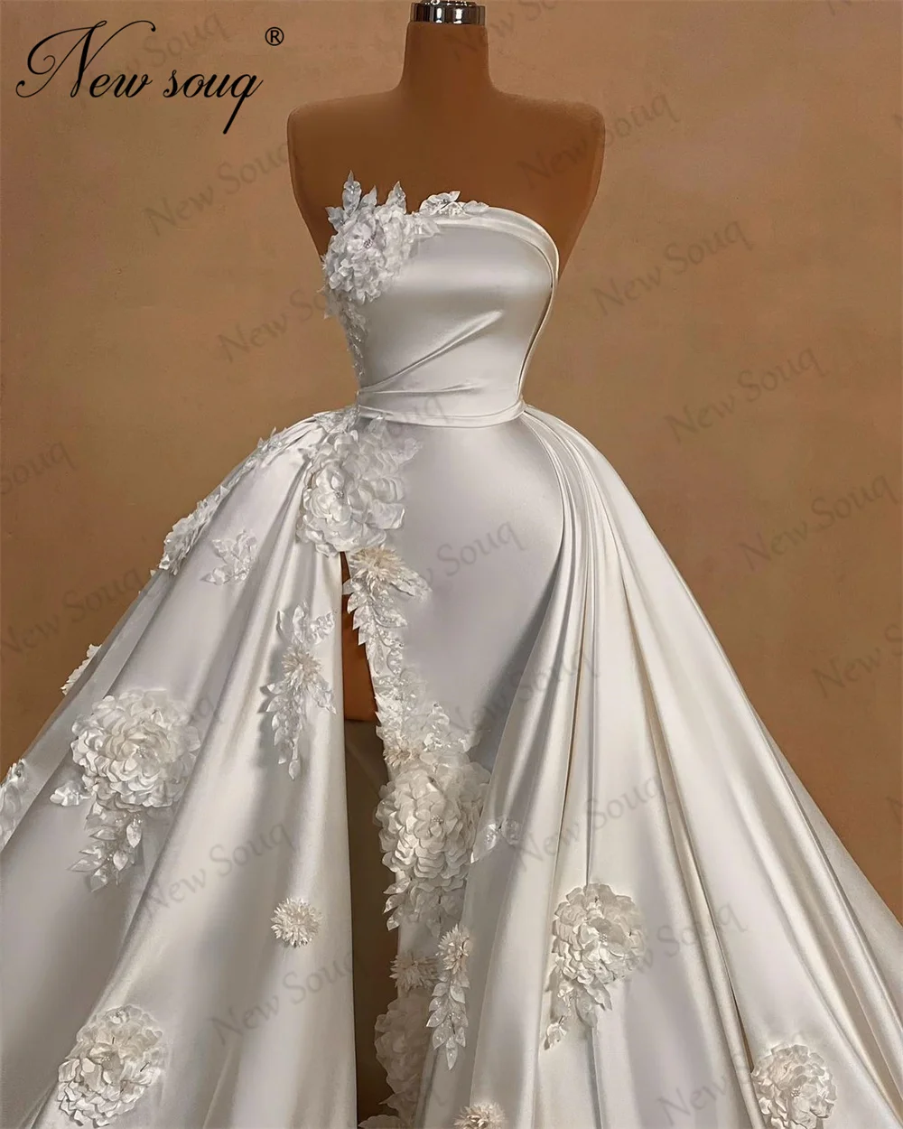 Уникальный дизайн платья для свадебной вечеринки без бретелек арабские