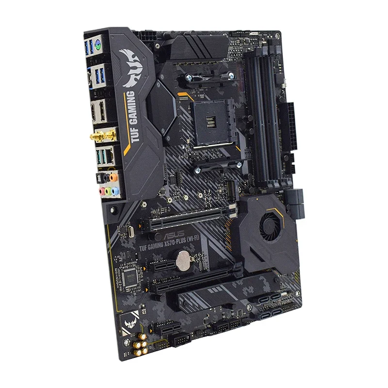 Материнская плата ASUS AMD X570 TUF GAMING X570-PLUS (WI-FI) AM4 поддержка разъема 5500 5600 5700X 5800X3D